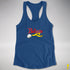 Believe Intersex Pride Flag Jingle Bell Racerback Tank - Royal